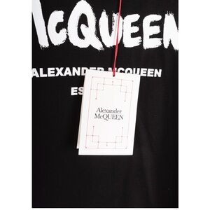 Alexander McQueen Black Short Sleeve Tee